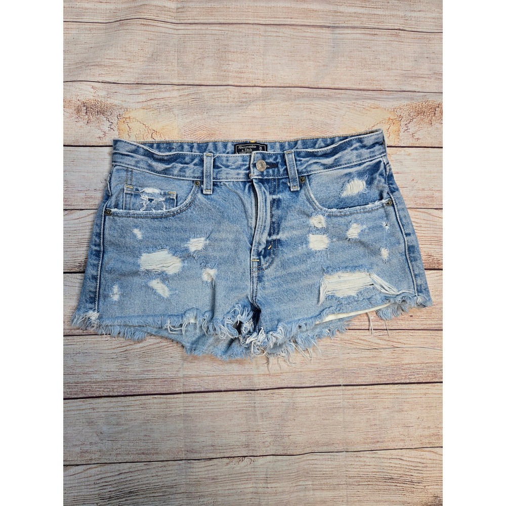 Abercrombie and Fitch Harperโ Low Rise Shorts Women's Size 26/2 Denim
